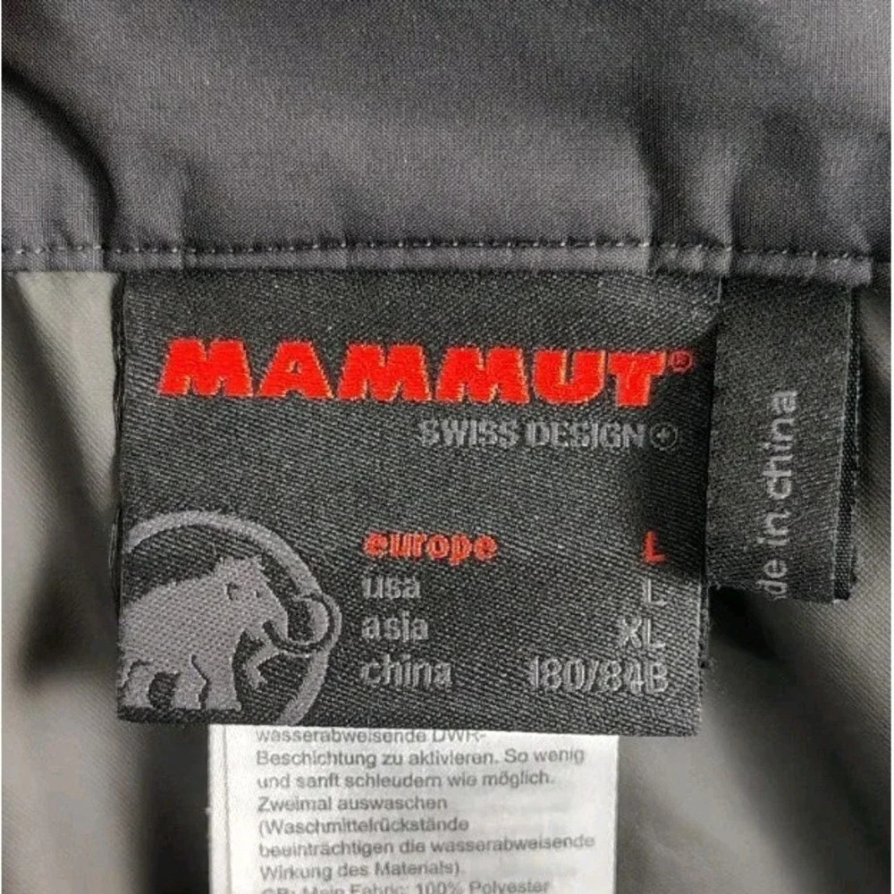 Mammut Base Jump Advanced Wenaha Pants Mens Large 34X32 Gore-Tex Black Hiking